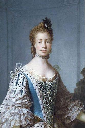 Allan Ramsay Portrait of Queen Charlotte oil painting image